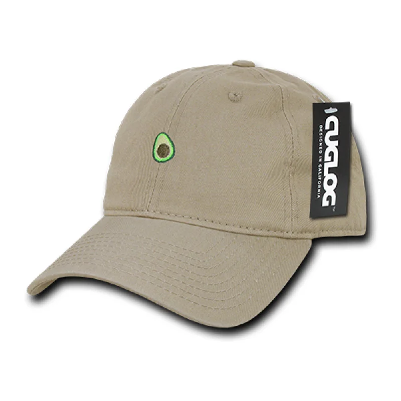 Avocado Dad Hat in Khaki by Cuglog