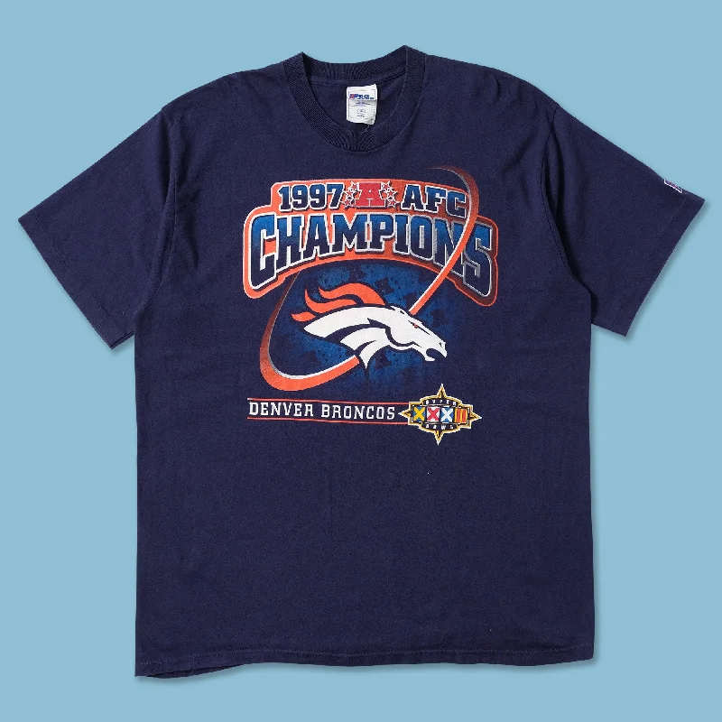 1997 Denver Broncos Super Bowl T-Shirt XLarge