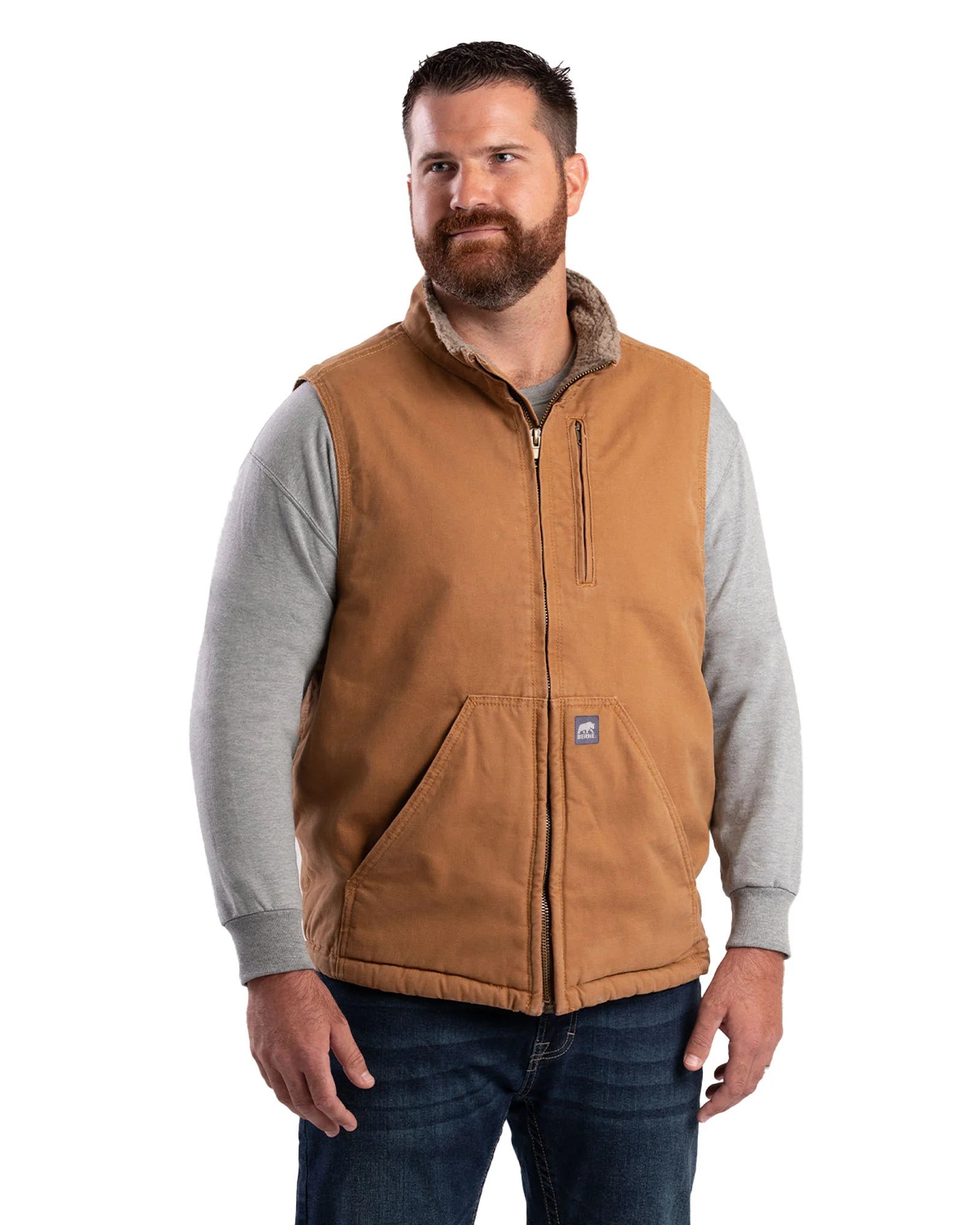 Duck 100% Cotton Sherpa Lined Vest