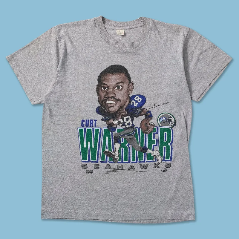 1987 Curt Warner Seahawks T-Shirt Small