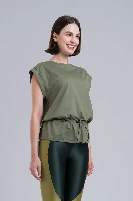 Fit Color Tank Top - Military Green