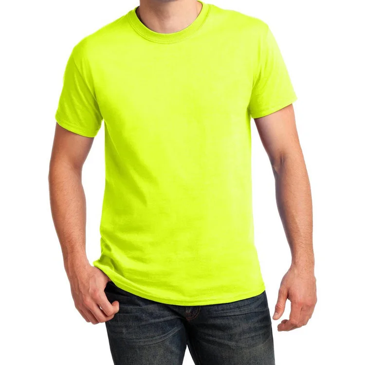 Gildan Safety T-Shirt (No Pocket) Safety Green