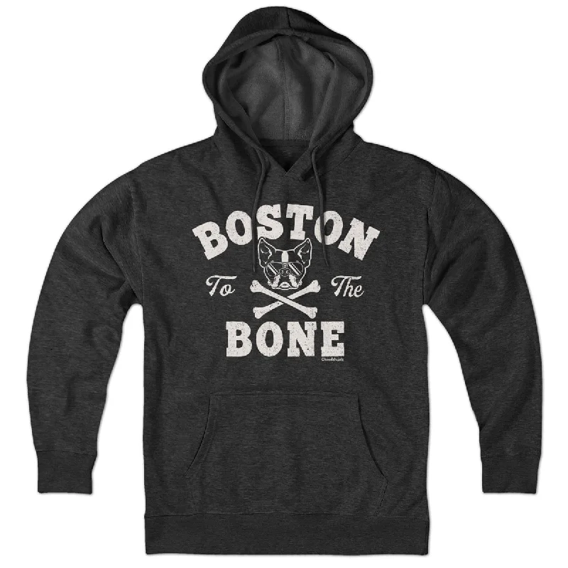 Boston To The Bone Terrier Hoodie