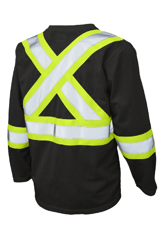 Work King Long Sleeve Hi-Vis T-Shirt - S396