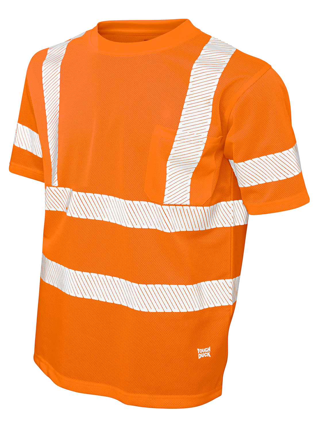 Tough Duck MicroMesh Short Sleeve Hi-Vis T-Shirt with Pocket ST07