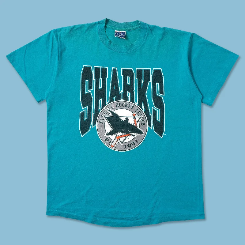 1991 San Jose Sharks T-Shirt Large