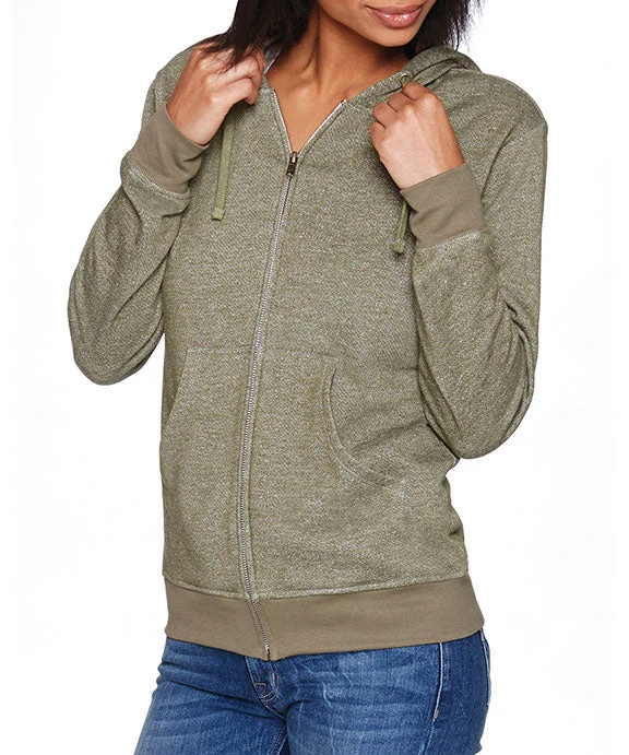 9600 - Next Level Adult Denim Fleece Full-Zip Hoodie