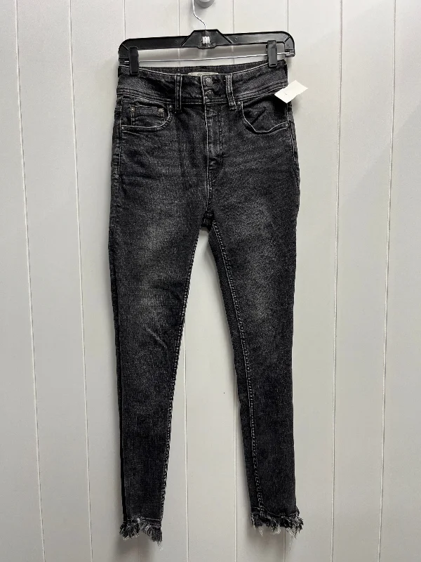 Jeans Skinny By We The Free In Black Denim, Size: 4