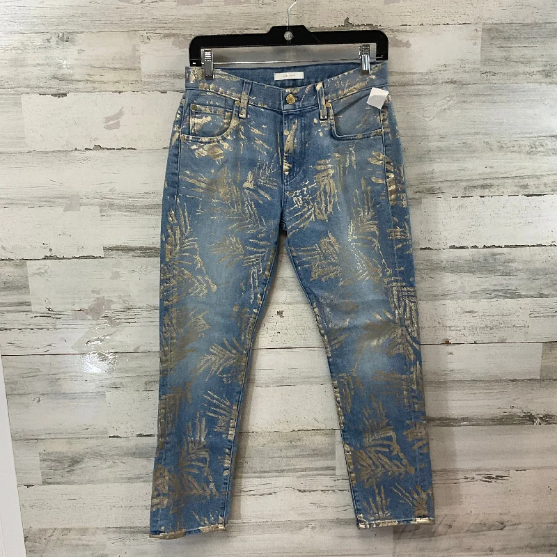 Jeans Straight By 7 For All Mankind In Blue Denim, Size: 0