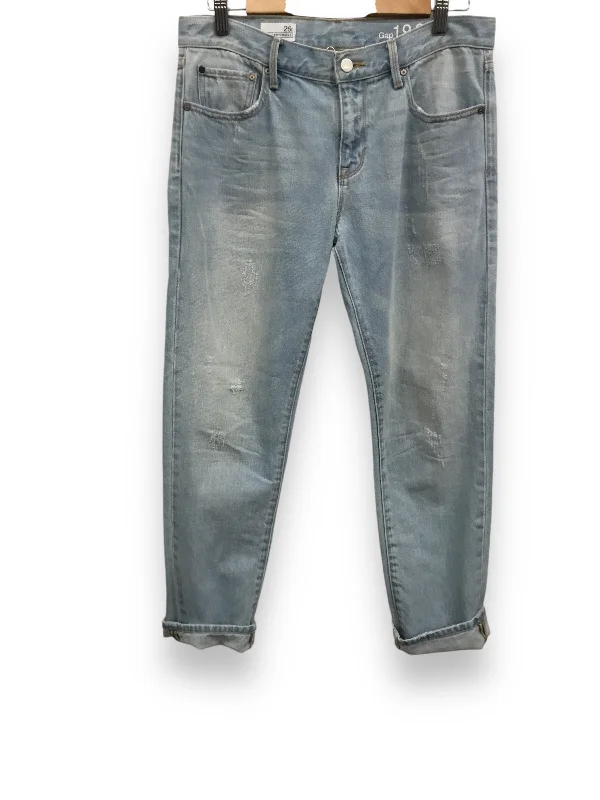 Jeans Straight By Gap In Blue Denim, Size: 2