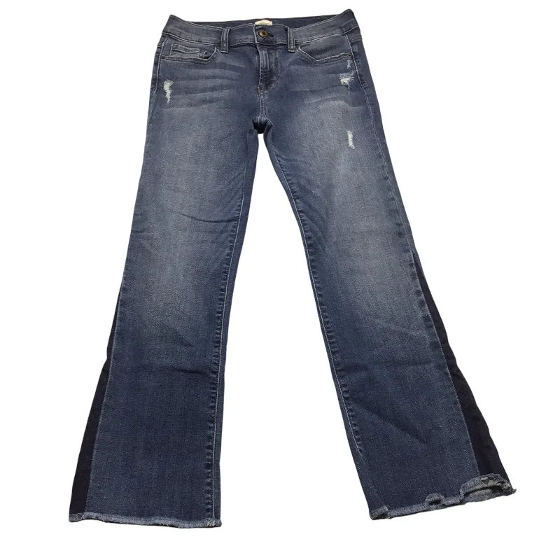 Jeans Straight By Sneak Peek In Blue, Size: 4