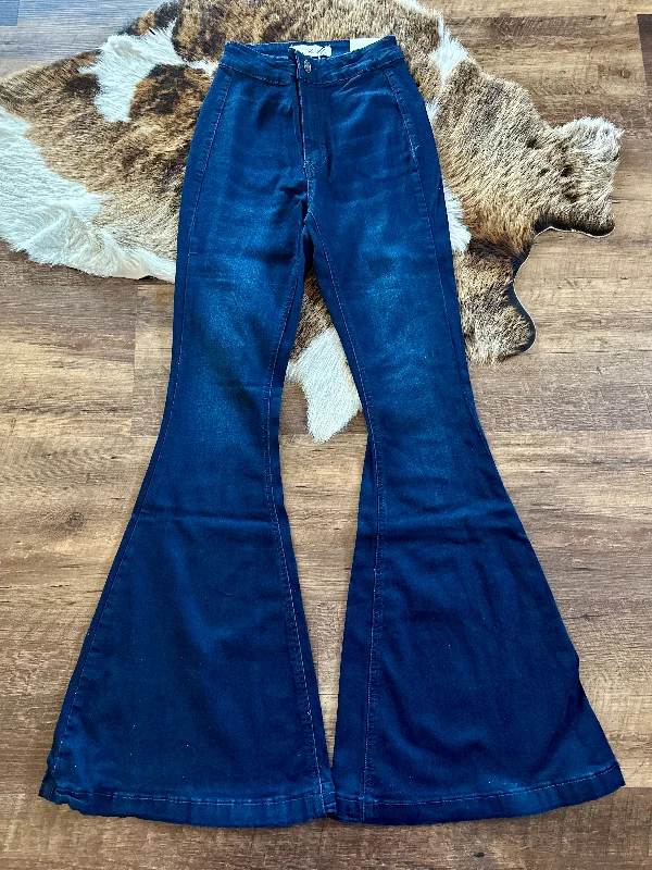 Kan Can Dark Super Flare Jeans