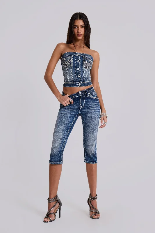 Rock Revival Capri Jeans