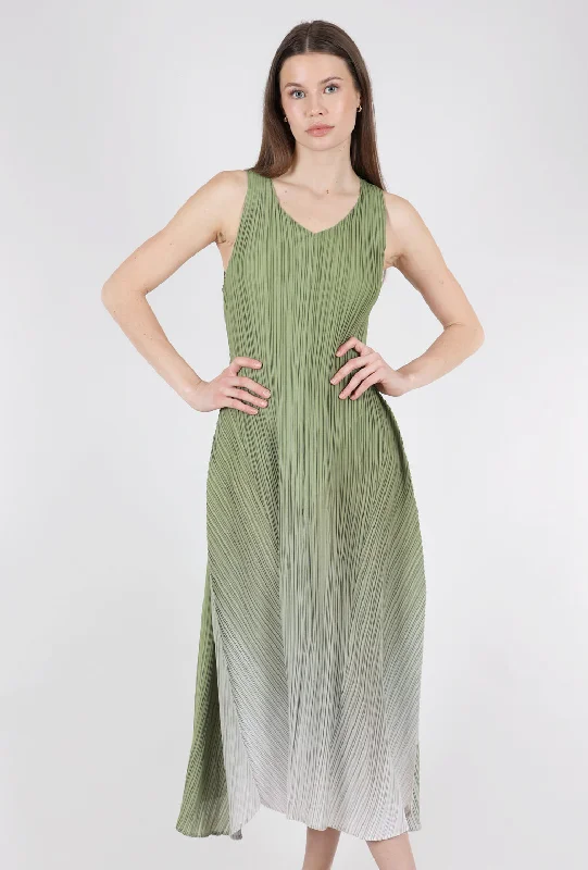 Long Estrella Dress, Peridot Ombre