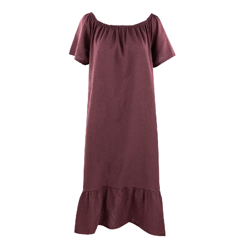 Collegiate Outfitters Maroon Relaxed Dress