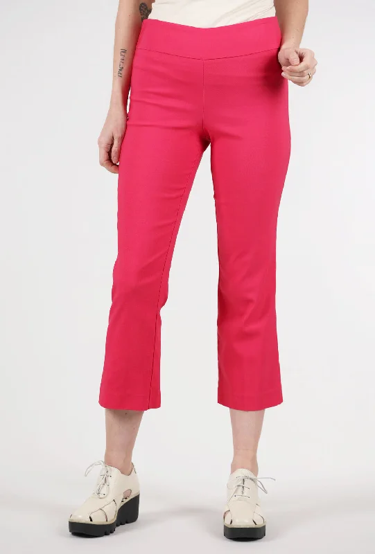 Cropped Flare Pant, Pink