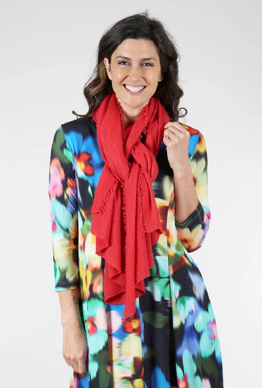 Cashmere Love Scarf, True Red