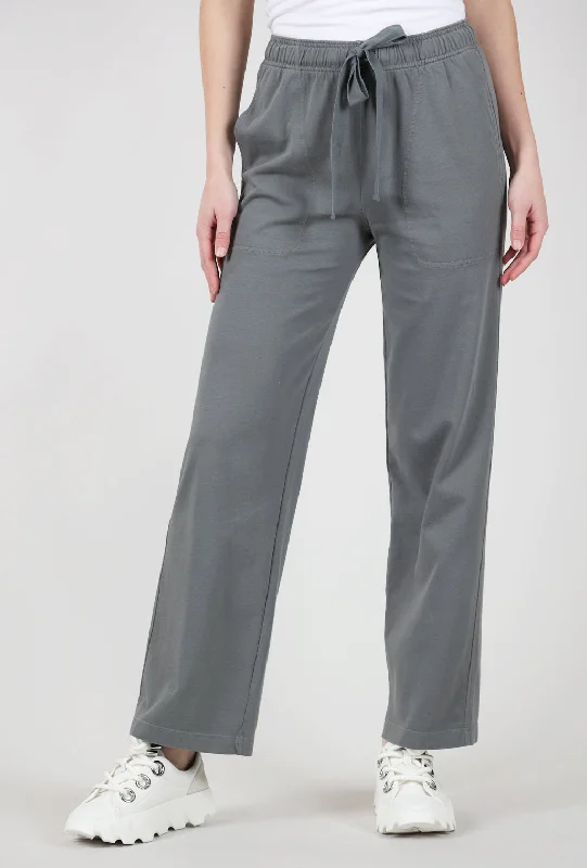 Drawstring-Waist Pant, Granite