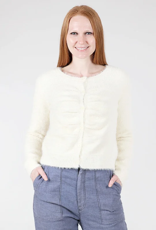 Ruched Marilyn Cardie, Ivory