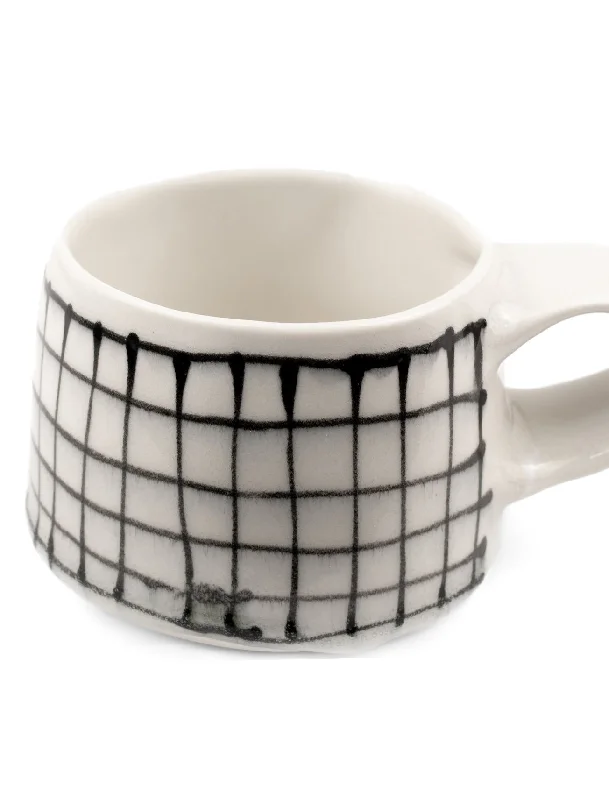 Small Stria Mug, Grid