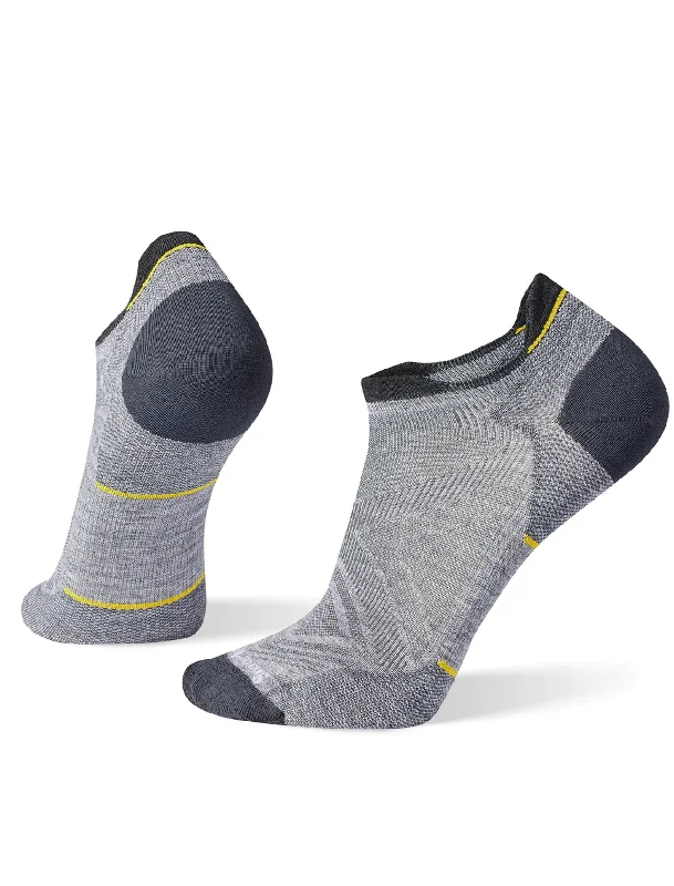 Run Zero Cushion Low Ankle Sock, Light Gray