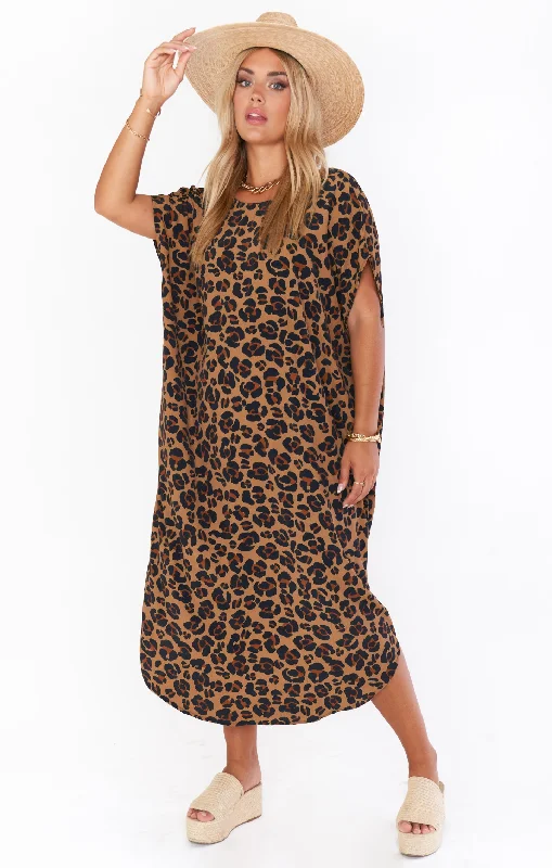 Worldly Caftan ~ Caramel Cheetah