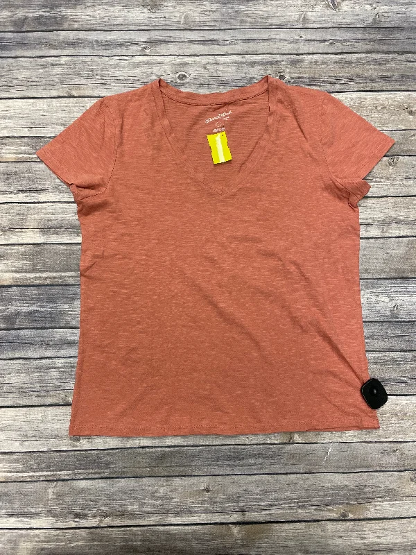 Top Short Sleeve By Universal Thread In Orange, Size: L