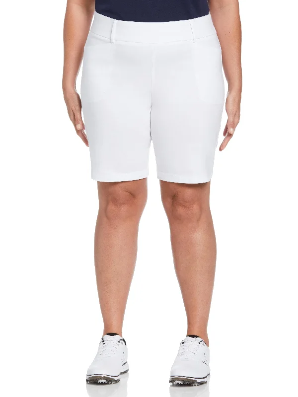 Women's Plus 9.5" Stretch Tech Golf Short