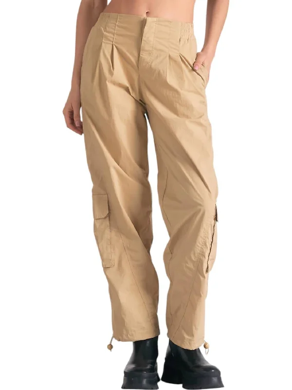 Krystian Cargo Pants In Tan