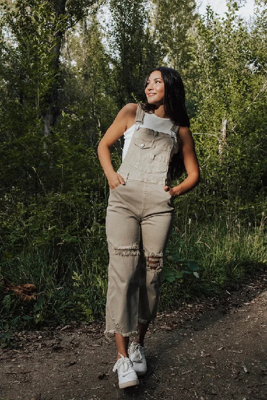 Ledger Distressed Overalls