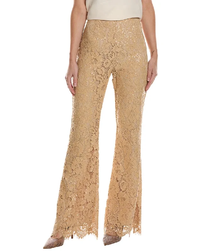 Michael Kors Floral Lace Paillette Flare Pant