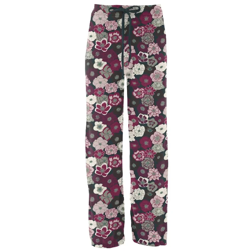 Women's Print Lounge Pants In Hellebores