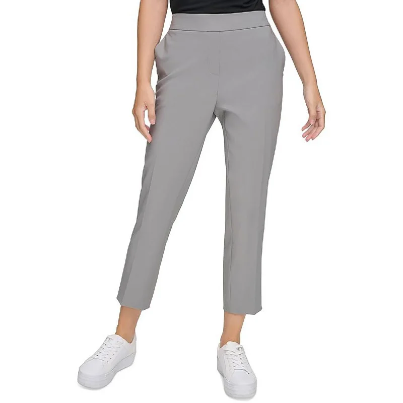 Womens Slim Fitted Cropped Pants